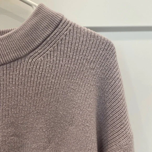 lululemon athletica merino wool-blend ribbed Lavender Sweater - Picture 3 of 6